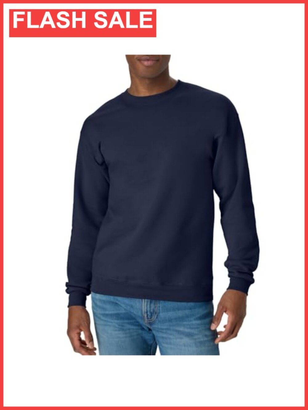 Hanes EcoSmart Fleece Crewneck Sweatshirt Cotton Blend Big & Tall